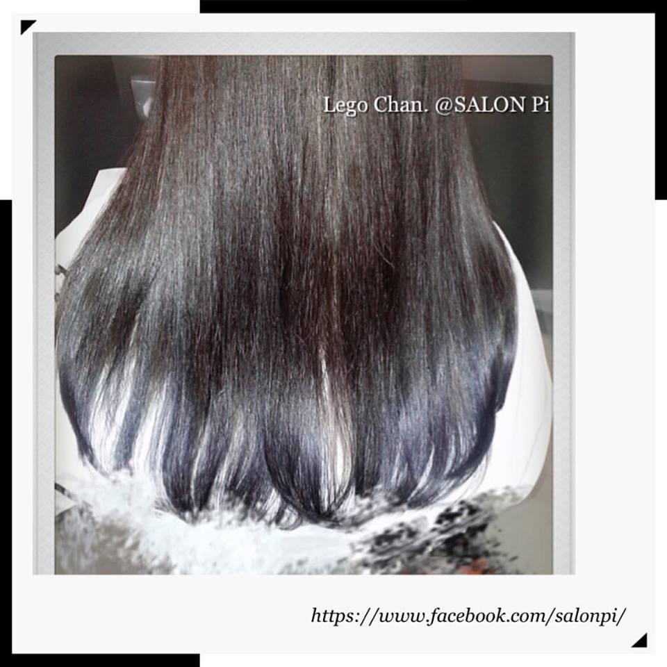 髮型作品參考:灰！髮尾帶有灰藍色配襯，營造輕微漸變。