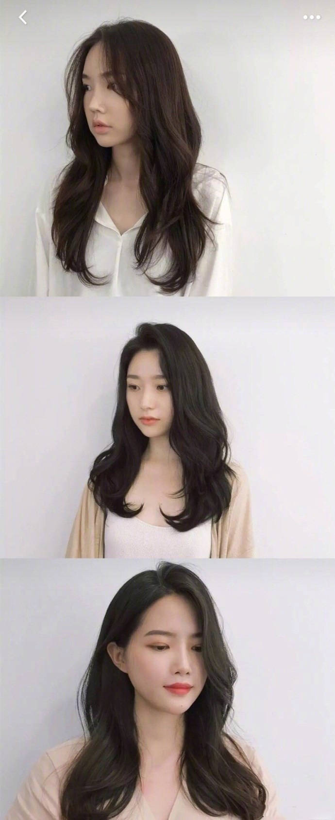 髮型作品参考:女士韓式髮型