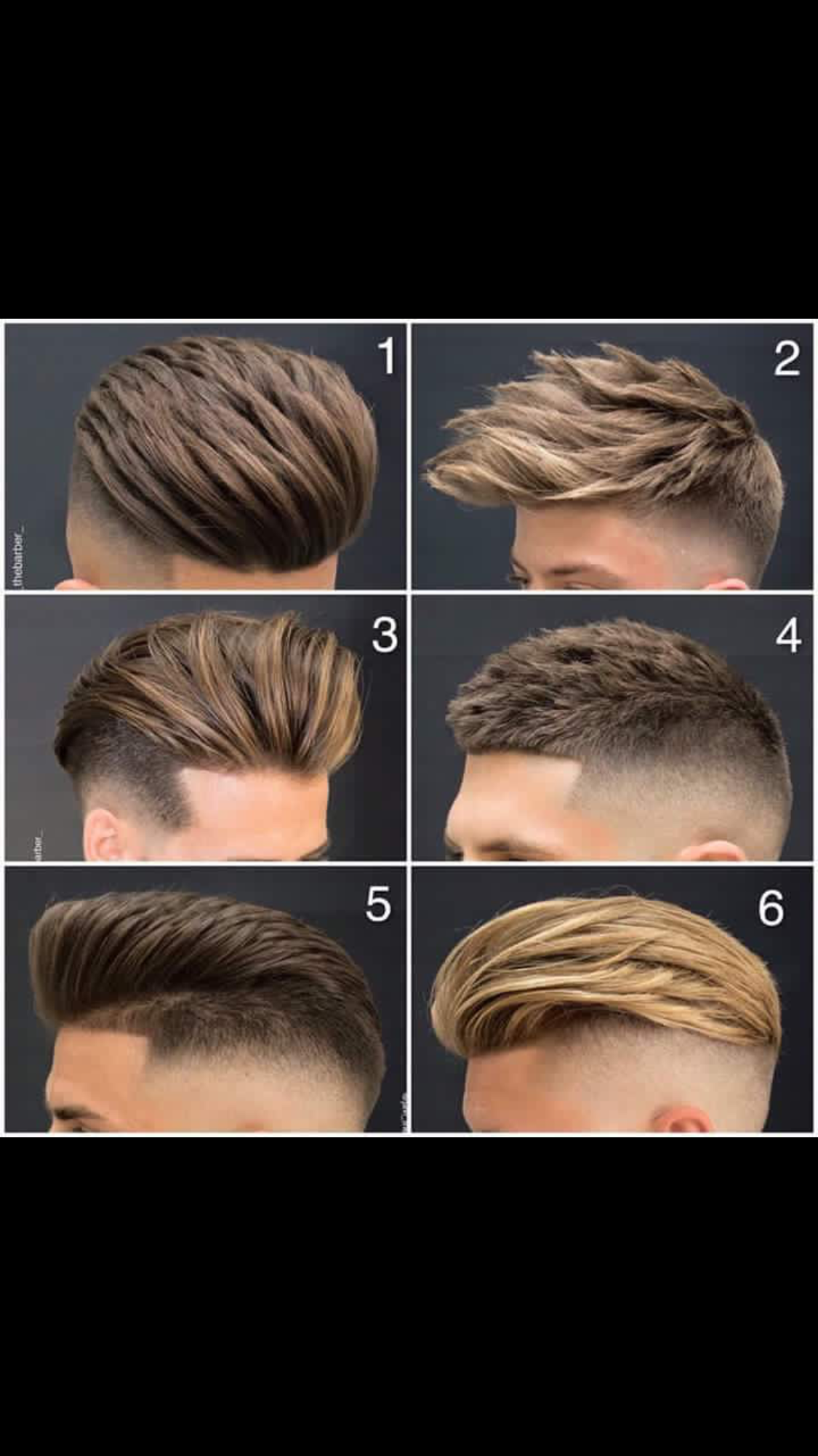 髮型作品参考:Men hair