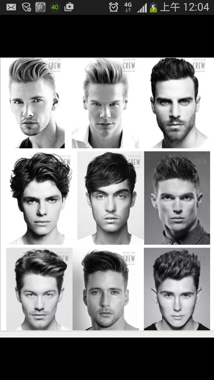 髮型作品参考:Men hair