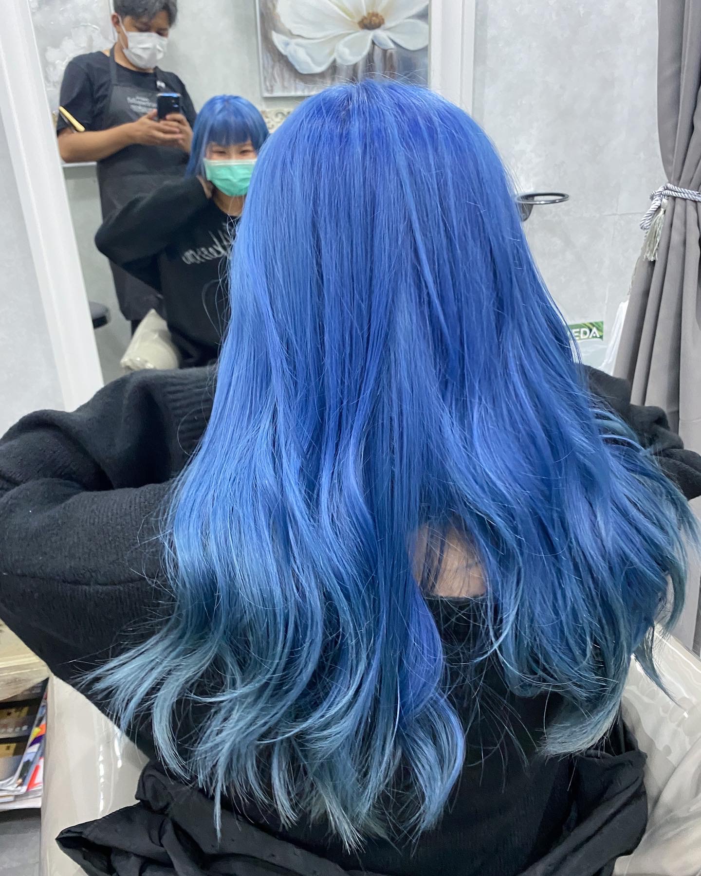 髮型作品參考:藍