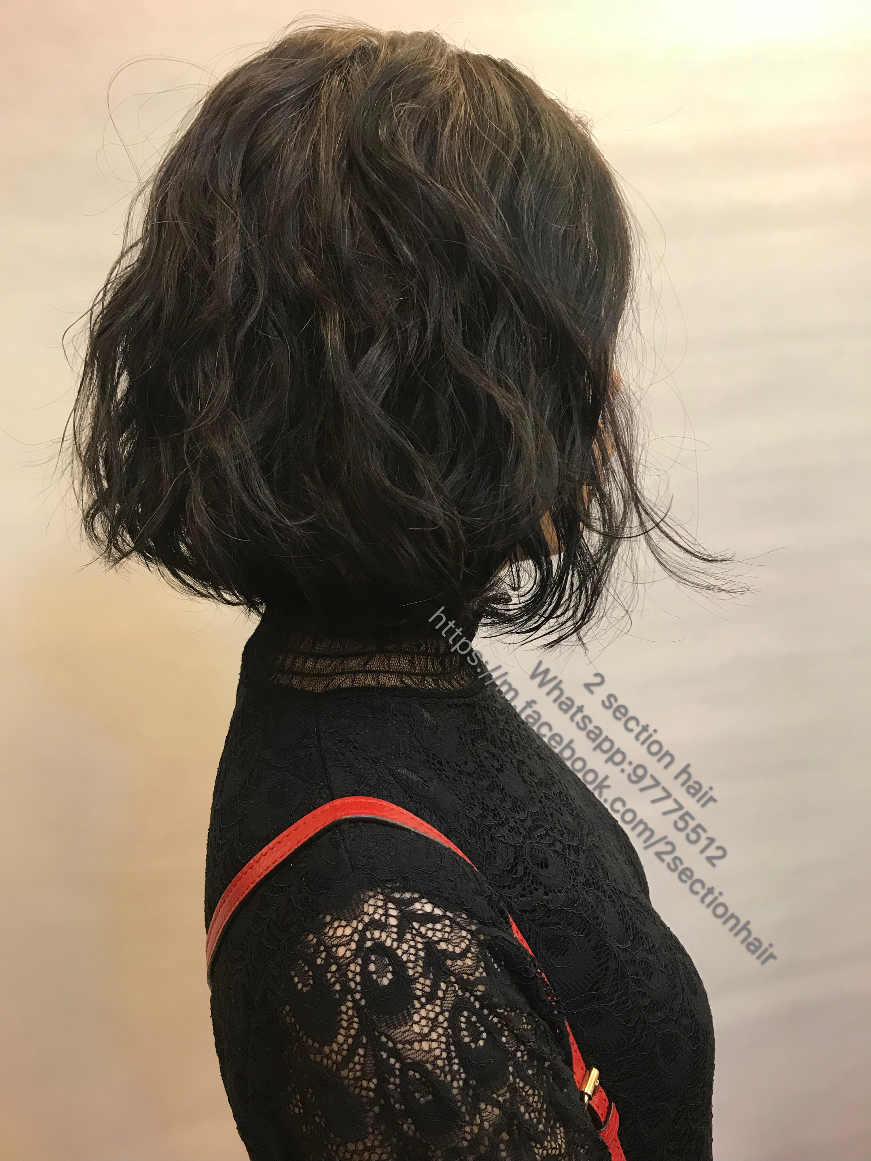 作品參考 / 最新消息: Short hair curly perm