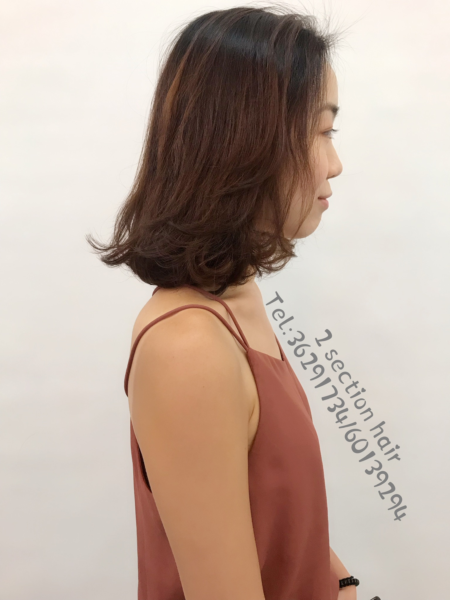 髮型作品參考:Natural curly perm