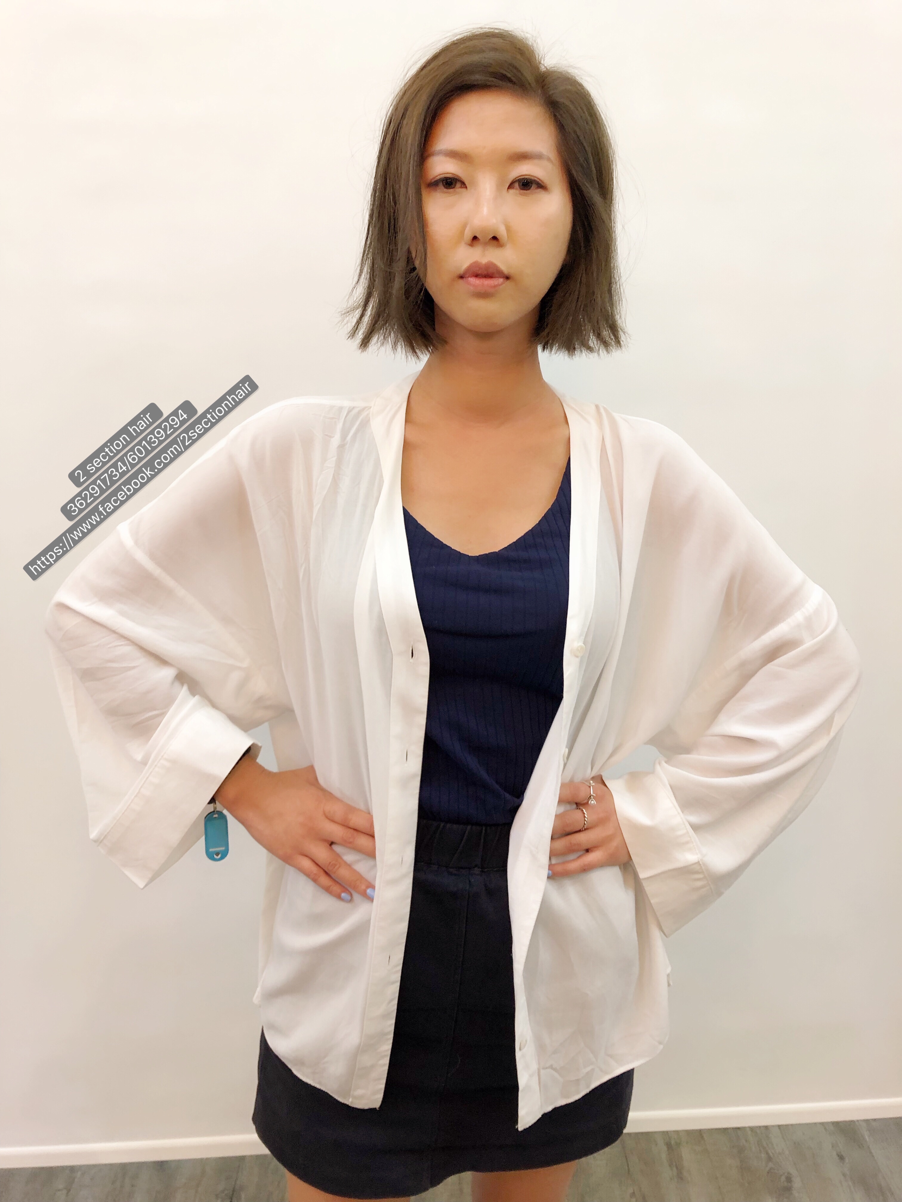 髮型作品參考: Short hair cutting 