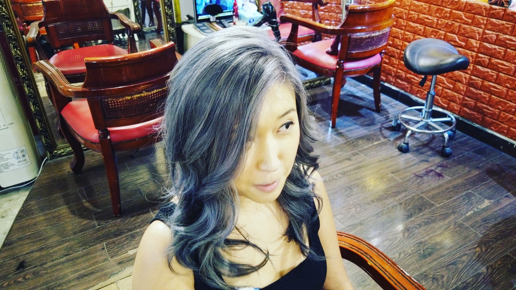 髮型作品參考:shiseido colormuse  blue