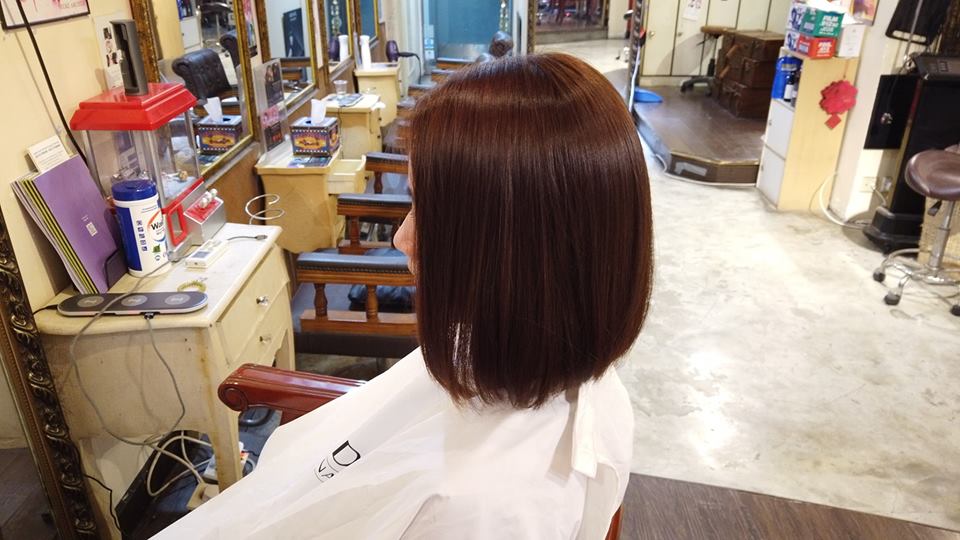 髮型作品參考:shiseido color