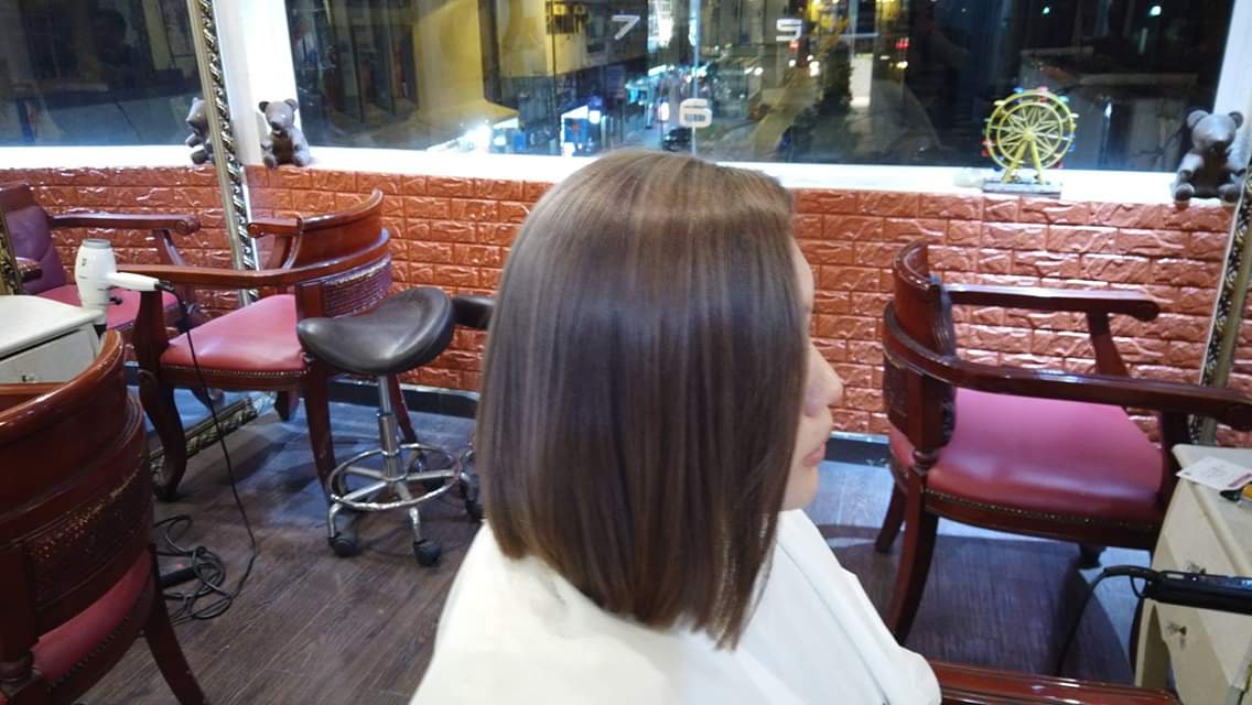 髮型作品參考:shiseido color