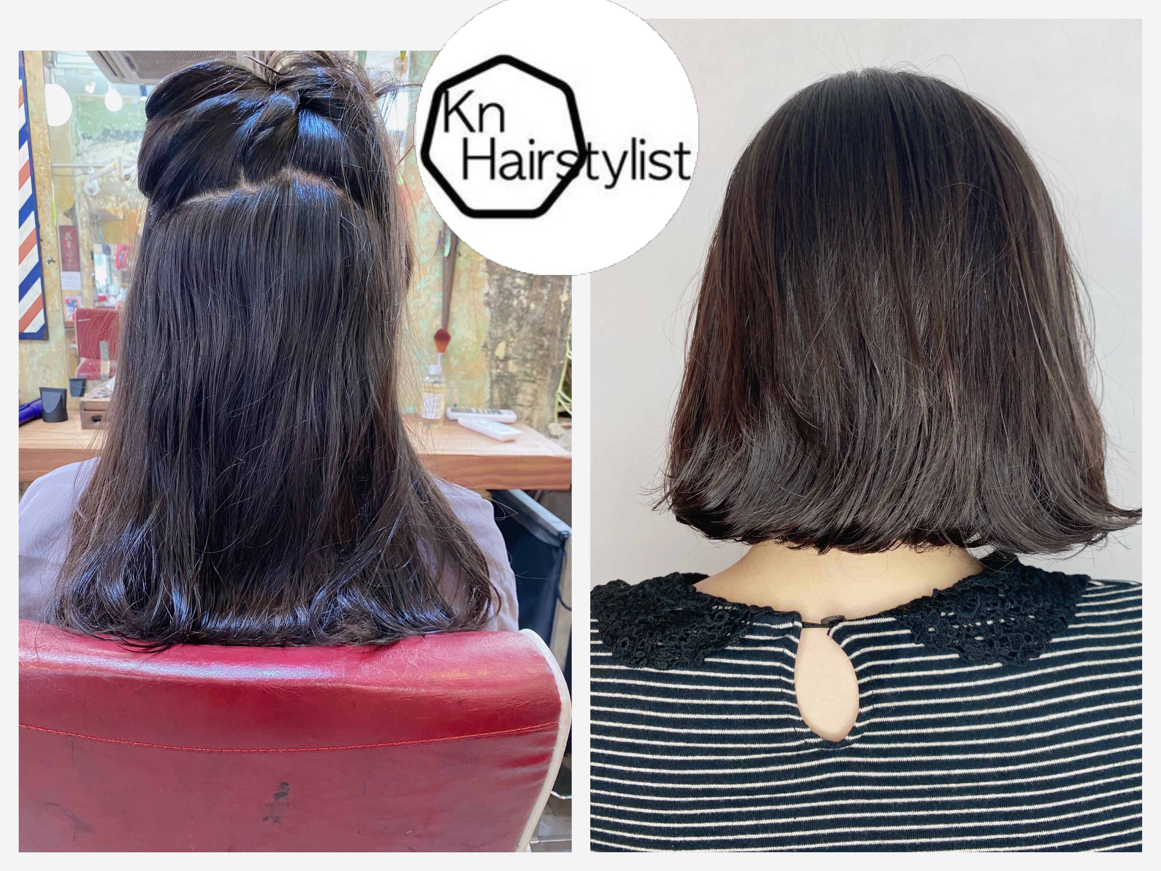 KN hair stylist髮型作品: 自然處理光感電髮