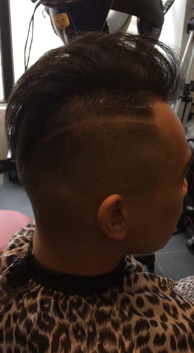 髮型作品參考:Man cut