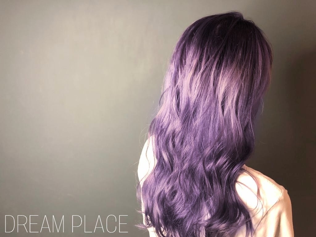 髮型作品參考:灰色女神紫