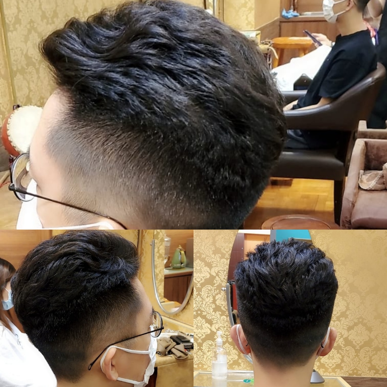 髮型作品参考:韓式電熱棒燙髮